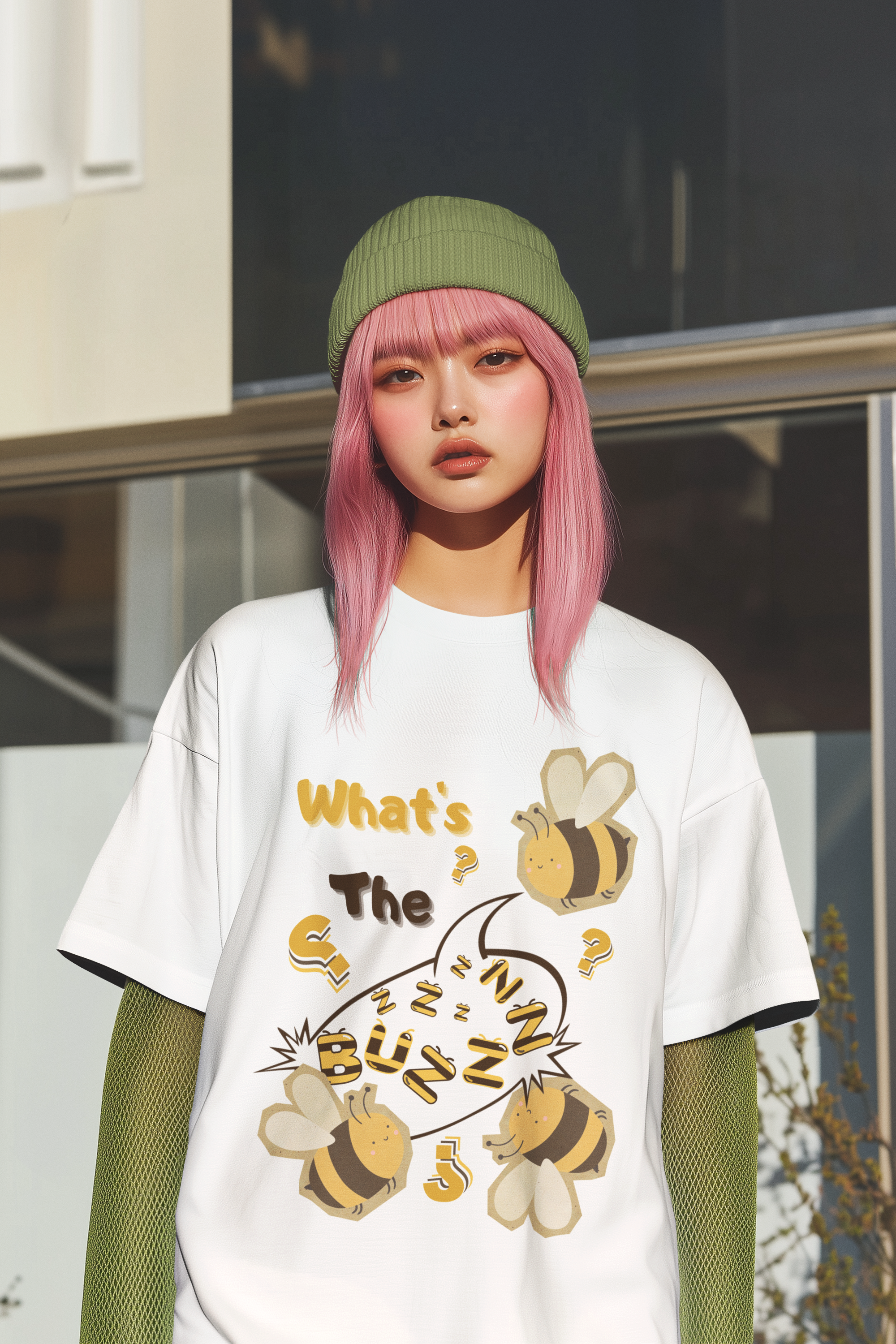 What's The Buzzzz? -Unisex Premium t-shirt